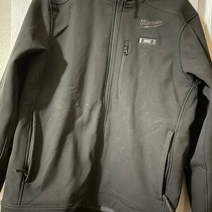 Milwaukee Men’s medium M12 12-Volt Lithium-Ion Cordless Black Heated Jacket.Only